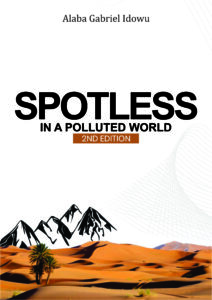 Cover design for spotless in a pollluted world